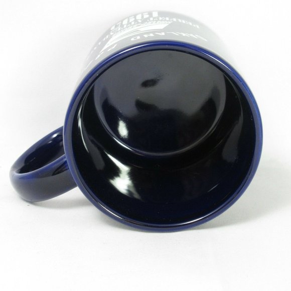 1995 Perfect Attendance USPS Oakland P&DC Postal Service Cobalt Blue Mug 12oz - Picture 4 of 5